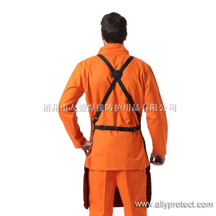 AP-6300 咖啡色全皮護(hù)胸圍裙